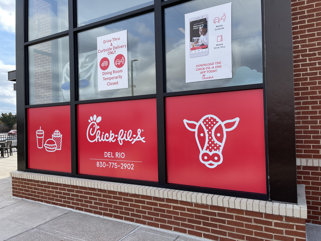 Storefront Window Lettering and Graphics