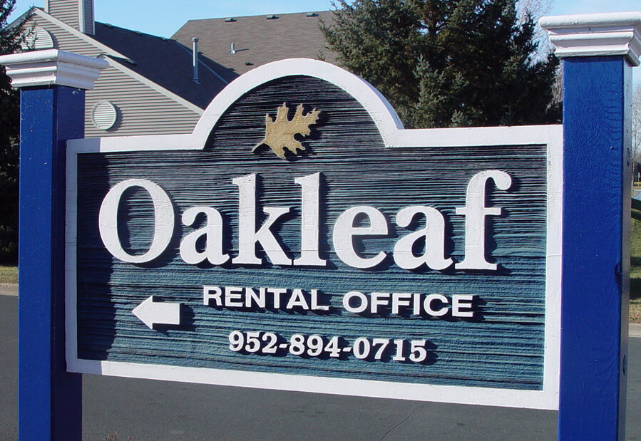 Sandblasted/Routed Signs